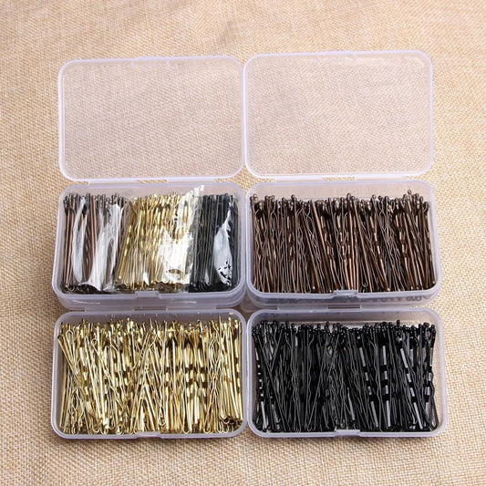 150Pcs/Box Metal Hairpins - Beauty Emporium Hairpin 14:193#Black