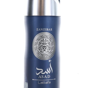 Asad Zanzibar By Lattafa, 6.7 oz Perfumed Deodorant Spray for Men