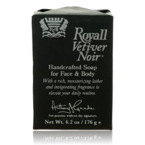 Royall Vetiver Noir by Royall Fragrances, 6.2 oz Bar Soap for Men