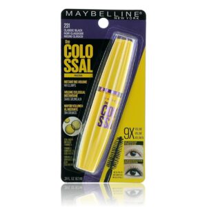 Maybelline The Colossal Mascara by Maybelline, 0.31 oz Mascara - 231 Classic Black