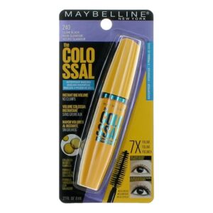 Maybelline The Colosal Waterproof Mascara by Maybelline, 0.27 oz - 240 Glam Black