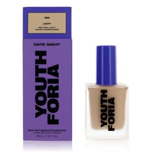 Date Night by Youthforia, 1.18 oz Skin Tint Serum Foundation - 180 Light