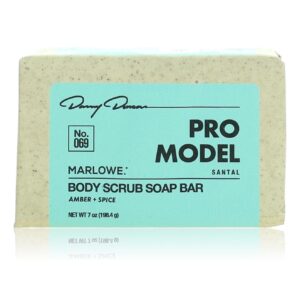 Danny Duncan No. 069 Pro Model by MARLOWE., 7 oz Body Scrub Soap Bar for Men - Santal