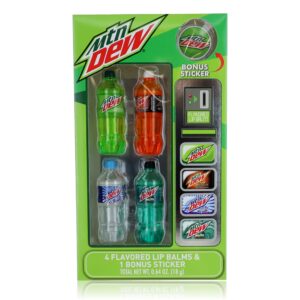 Mountain Dew Lip Balms by Mountain Dew, 4 Pack for Kids